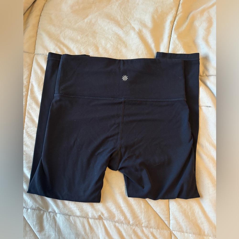 Small Capri Navy Dark Blue Athleta Pants Leggings